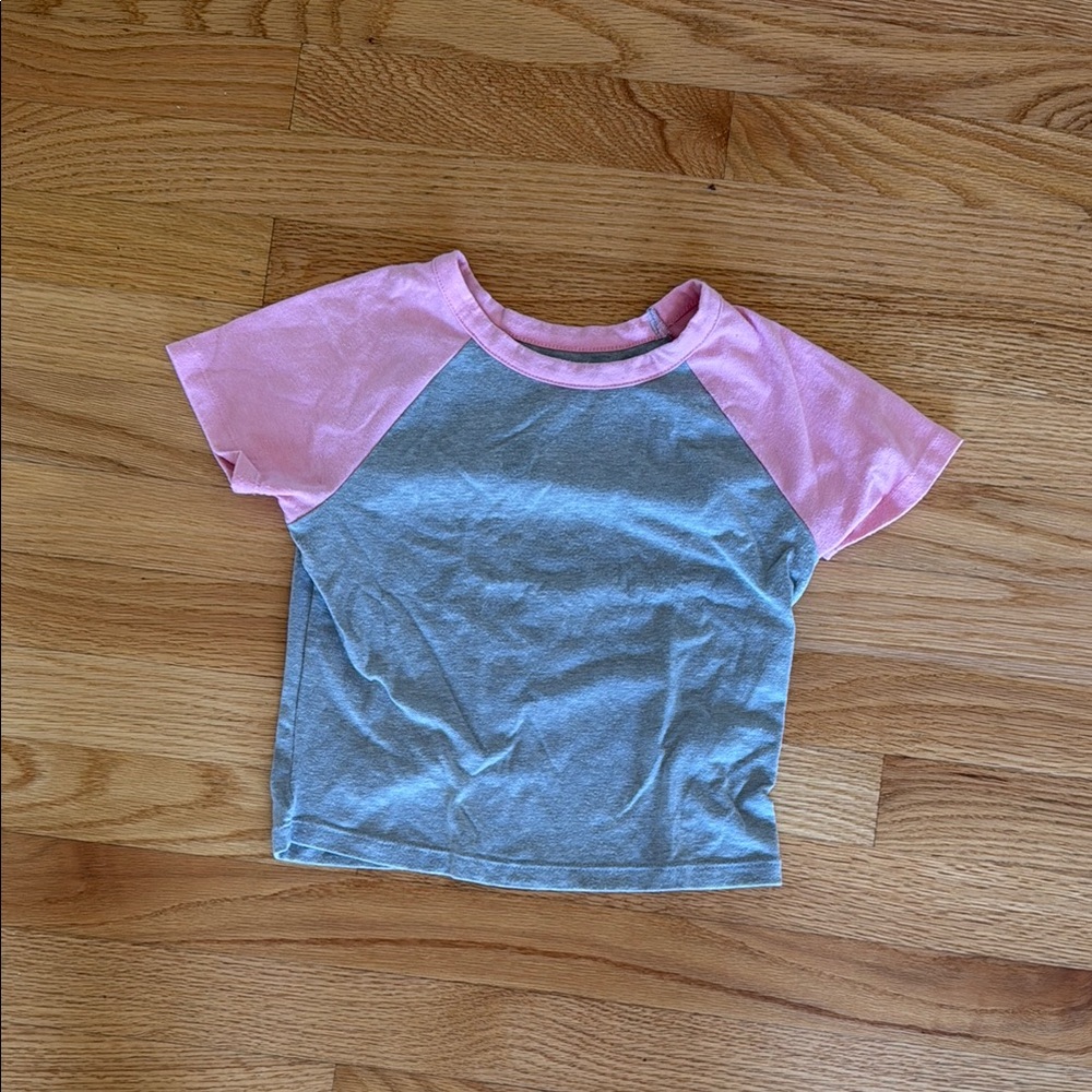Pink and Gray crop top